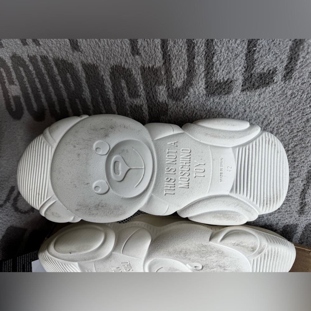 Moschino teddy sneakers white size 42 - Picture 9 of 13